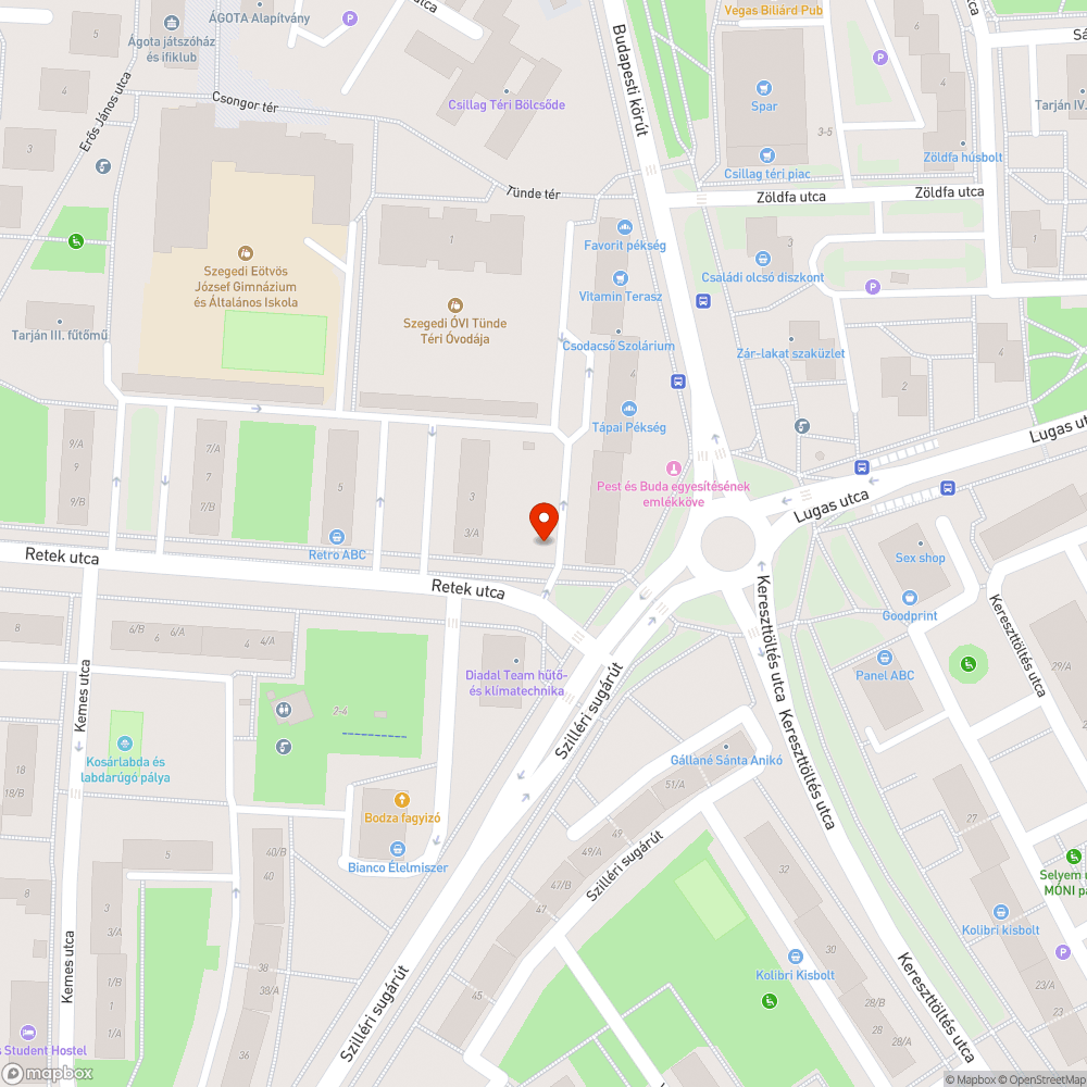 Funkció nélküli táblaoszlop bejelentés helye