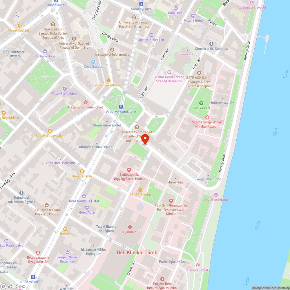 Lámpa nem világít -Női klinika mellett bejelentés helye