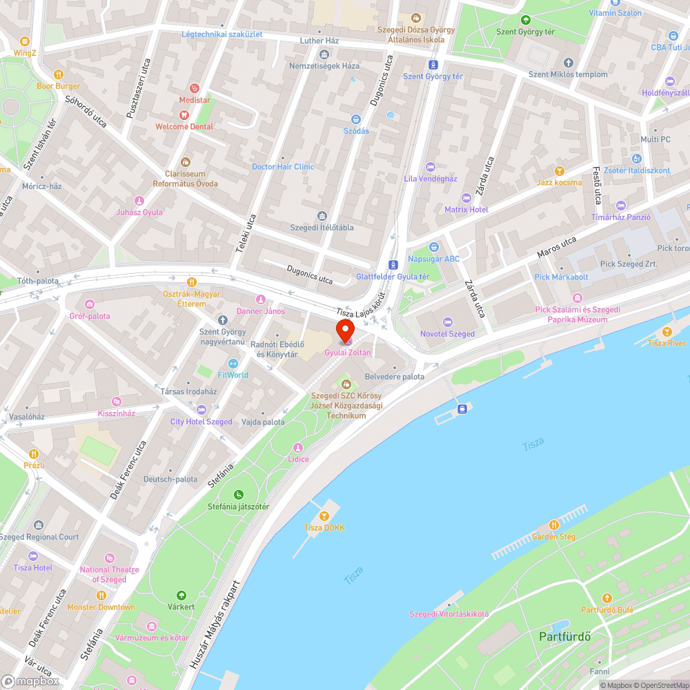 Lámpa nem világít - Radnóti Gimi mellett bejelentés helye