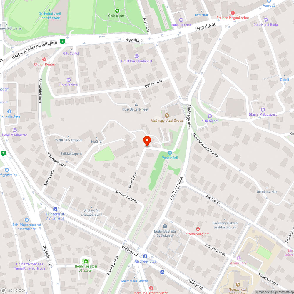 Elhagyatott szemetes környék bejelentés helye