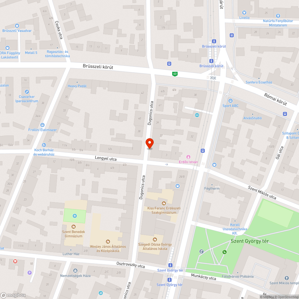 Eldugult víznyelő bejelentés helye