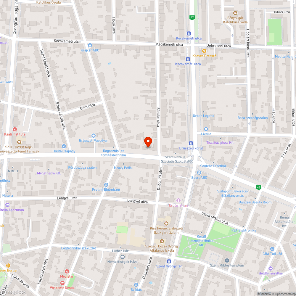 Korhadó tuskók bejelentés helye