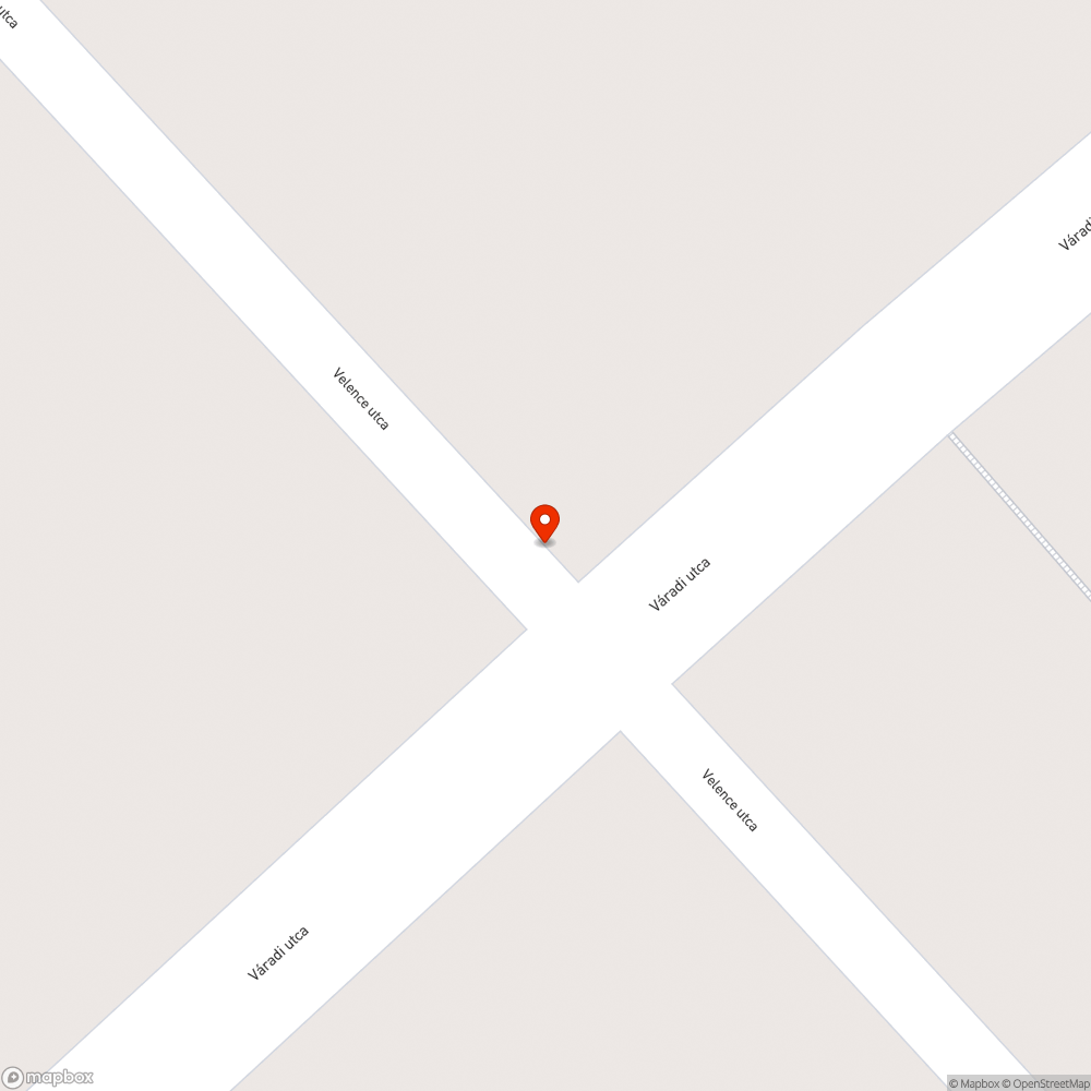 Rozsdás utcanévtábla a Velence utcában bejelentés helye