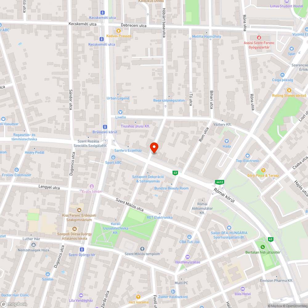 Balesetveszélyes aknafedél a kerékpárúton bejelentés helye