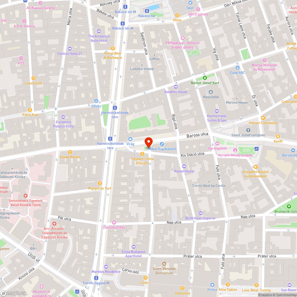 Járdaszűkítő konténer bejelentés helye