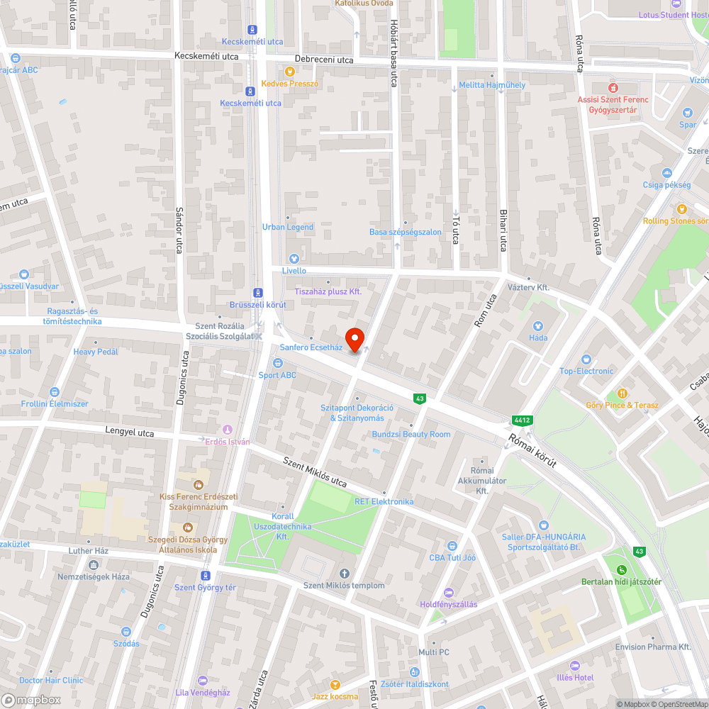 Kitaposott zöldövezet bejelentés helye