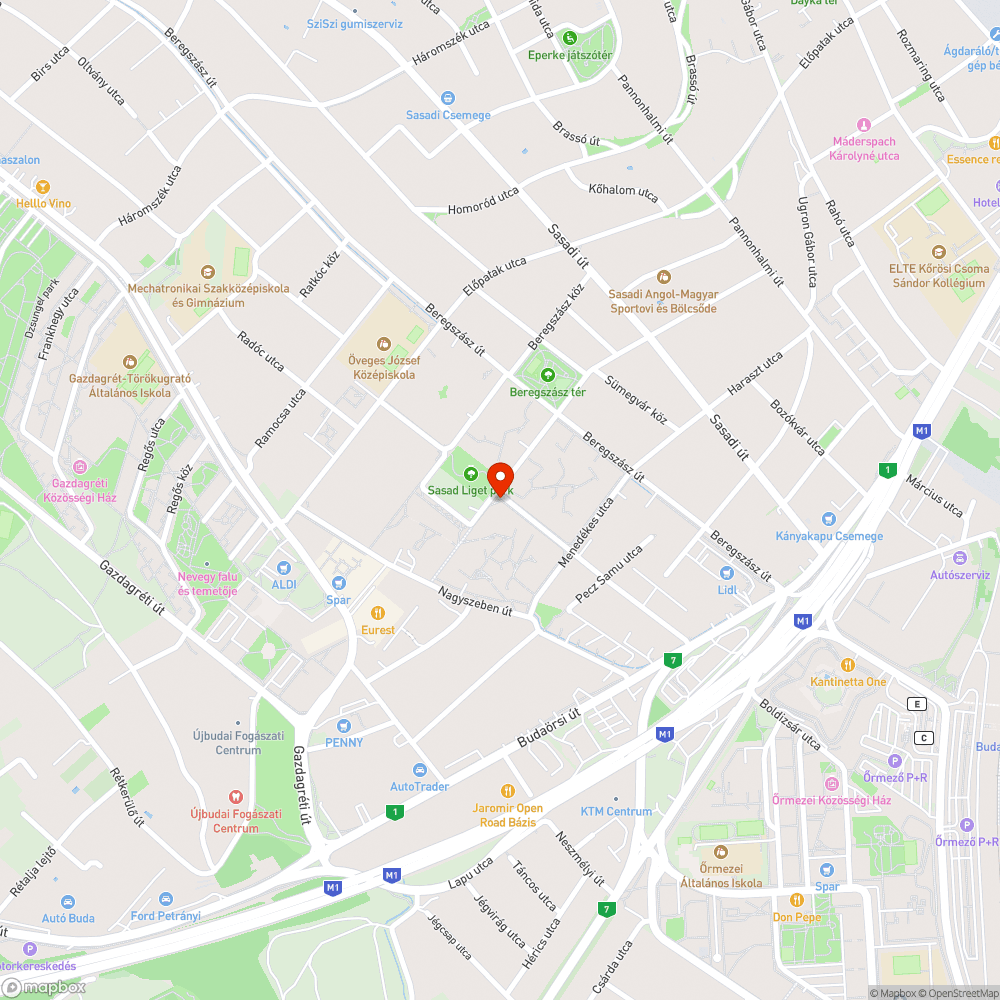 Járda a Povl Bang-Jensen utcában bejelentés helye