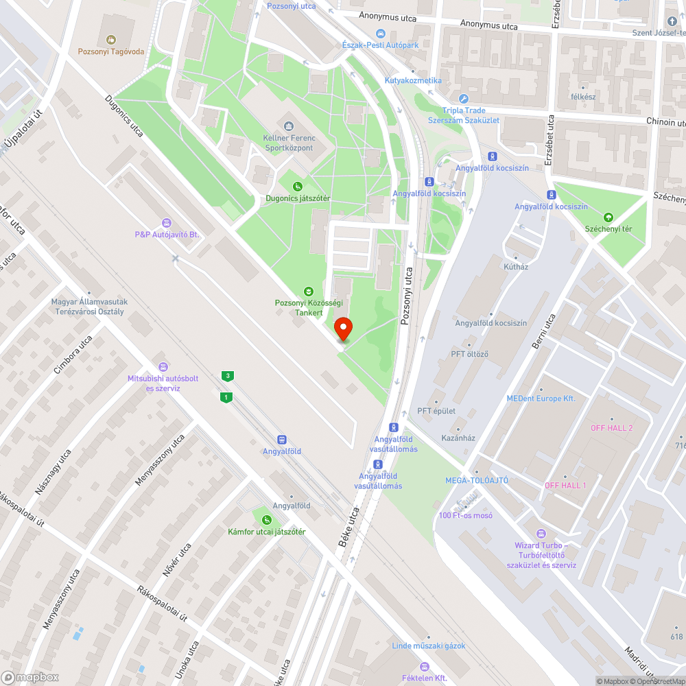 Szemetes rekettyés a sétány mellett bejelentés helye