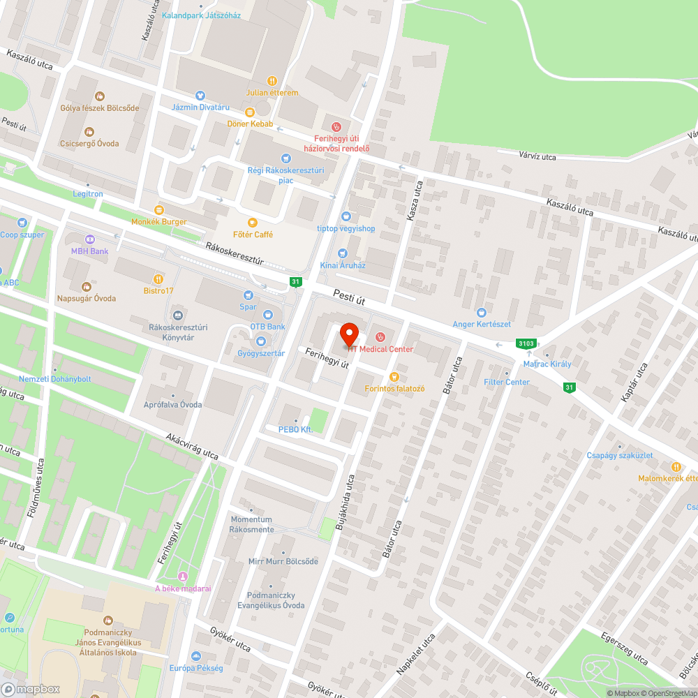 Borzalmas út bejelentés helye