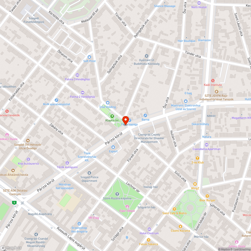 Klapka téri megállóhely szükségessége bejelentés helye