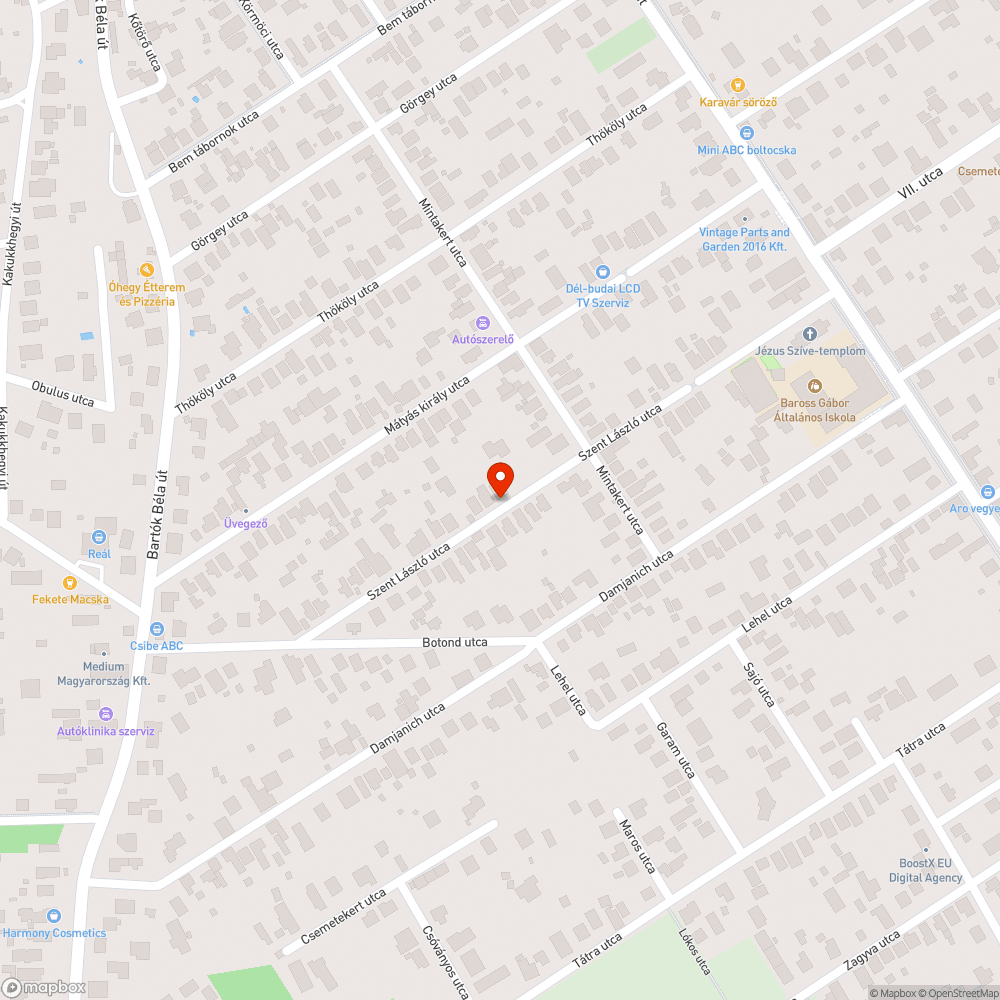 Elfoglalt bejelentés helye