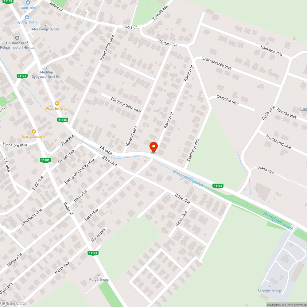 Nem elegendő világítás a kereszteződésben bejelentés helye