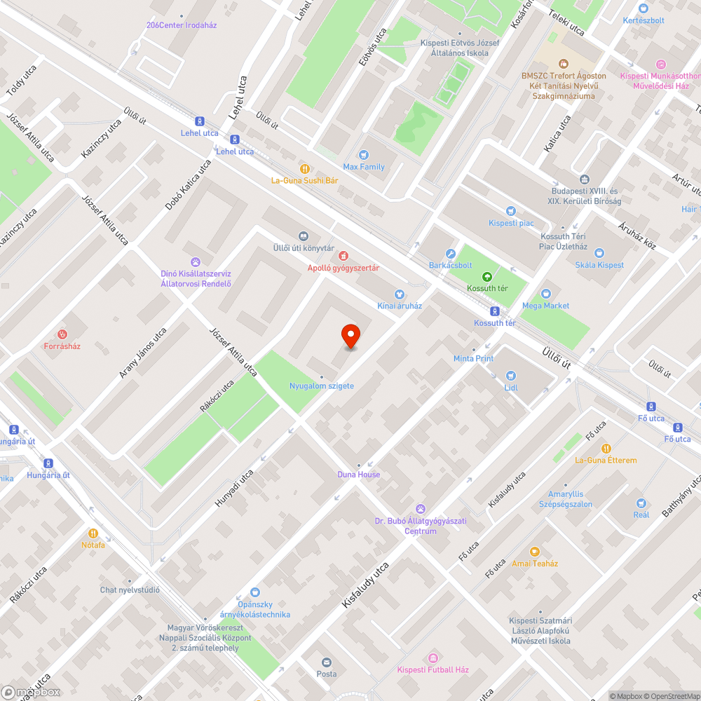 Avar a kerékpárúton bejelentés helye