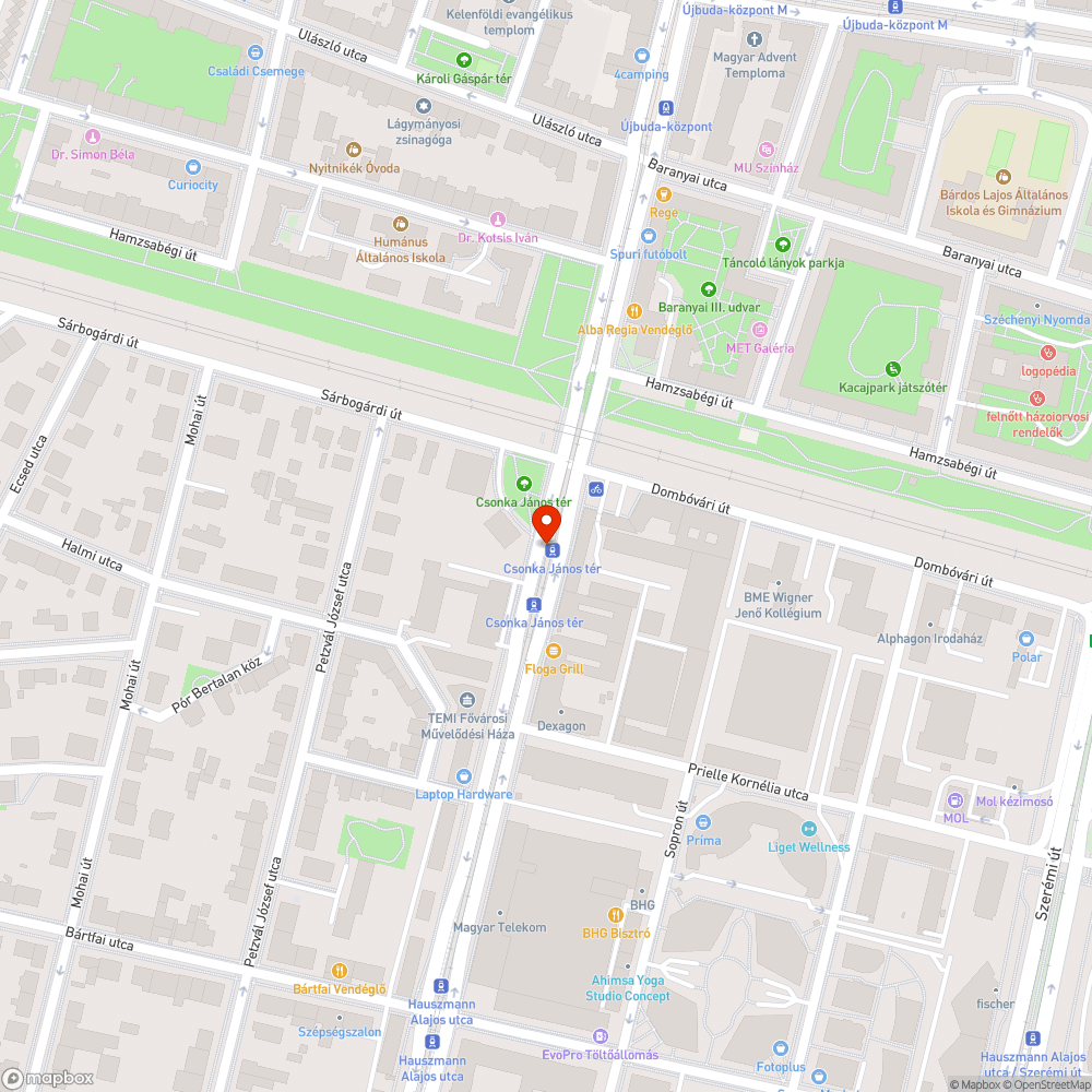 Kidöntött szemetesláda bejelentés helye