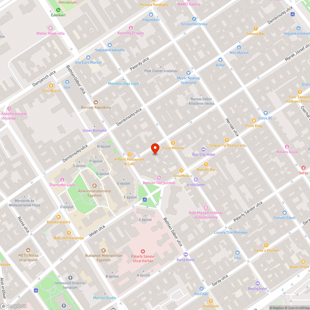 Kidőlt oszlop bejelentés helye