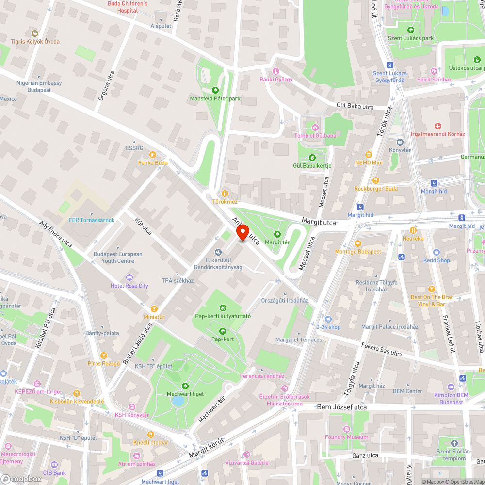 zászlók kihelyezésének módja - II. kerületi Rendőrkapitányság bejelentés helye