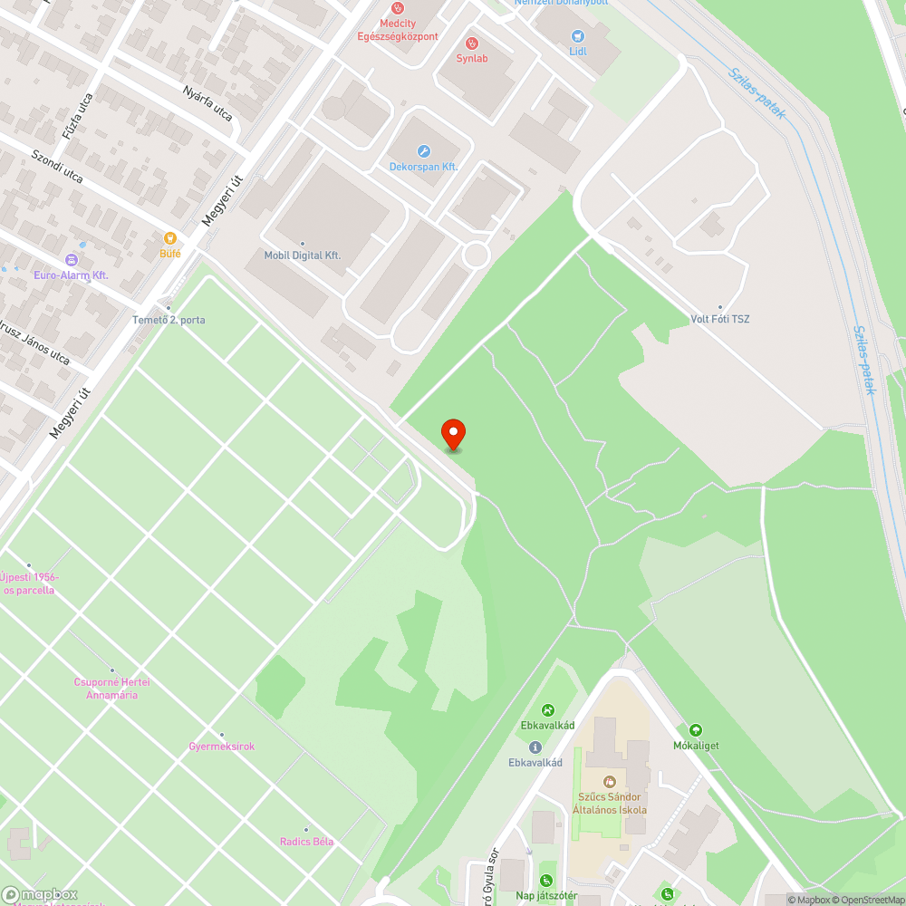 Szemét bejelentés helye