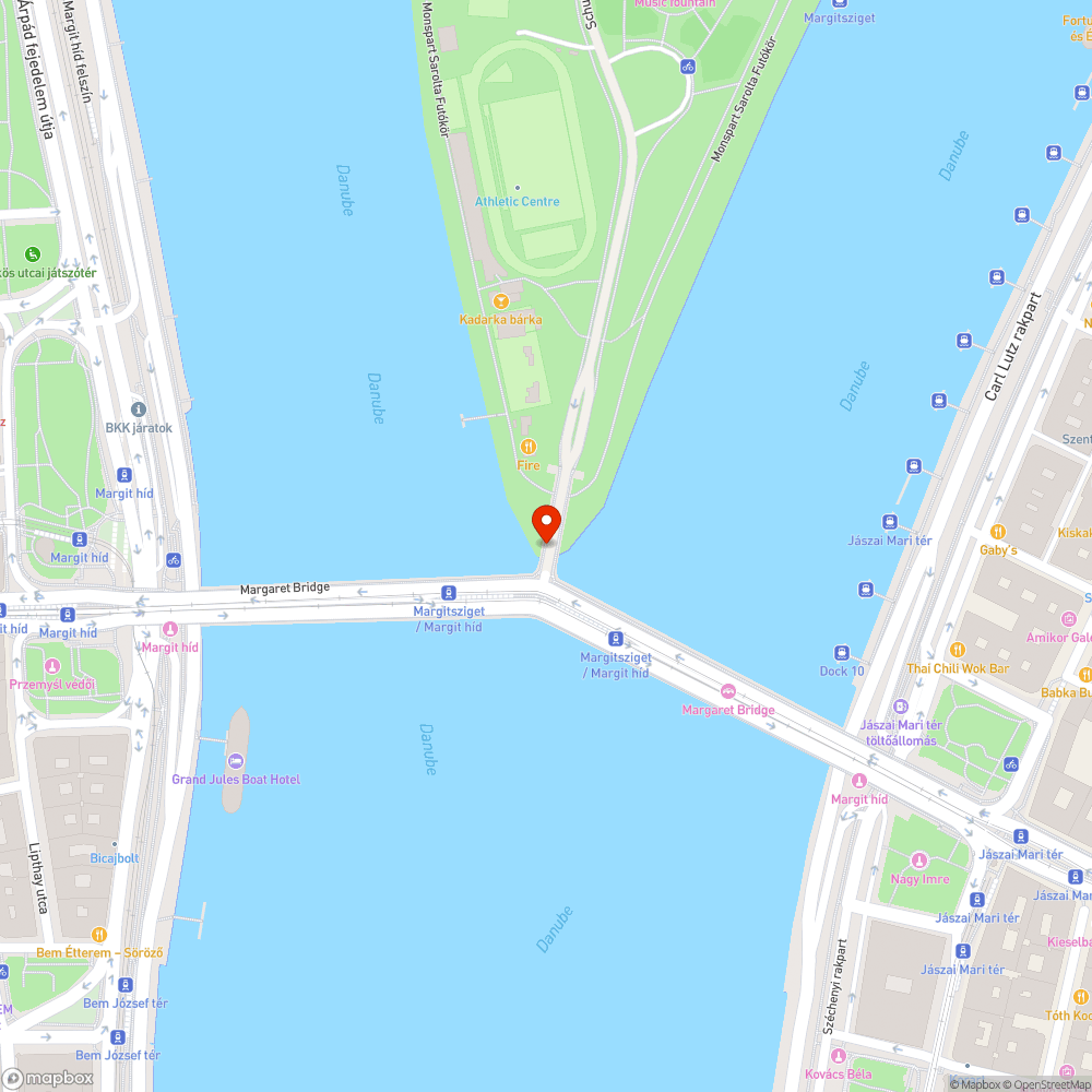 Margit hídi kerékpár út burkolat bejelentés helye