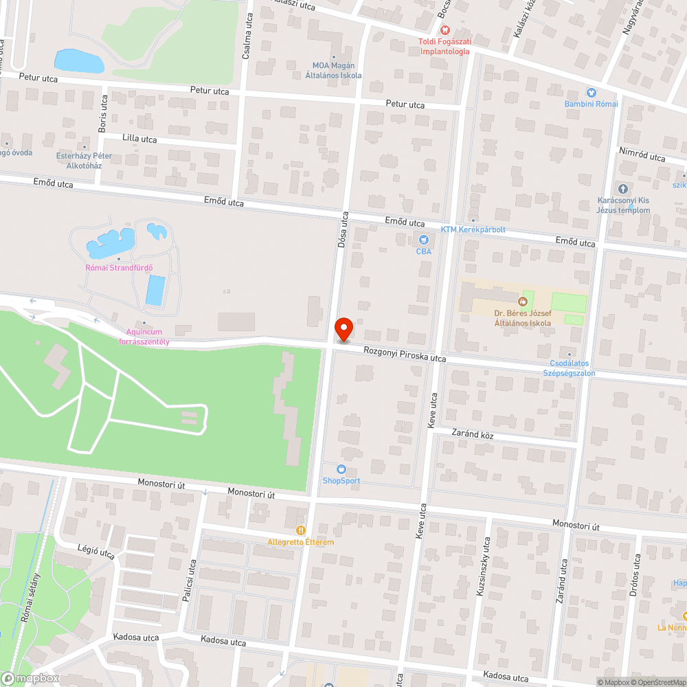 Hiányzó utcanevtabla bejelentés helye