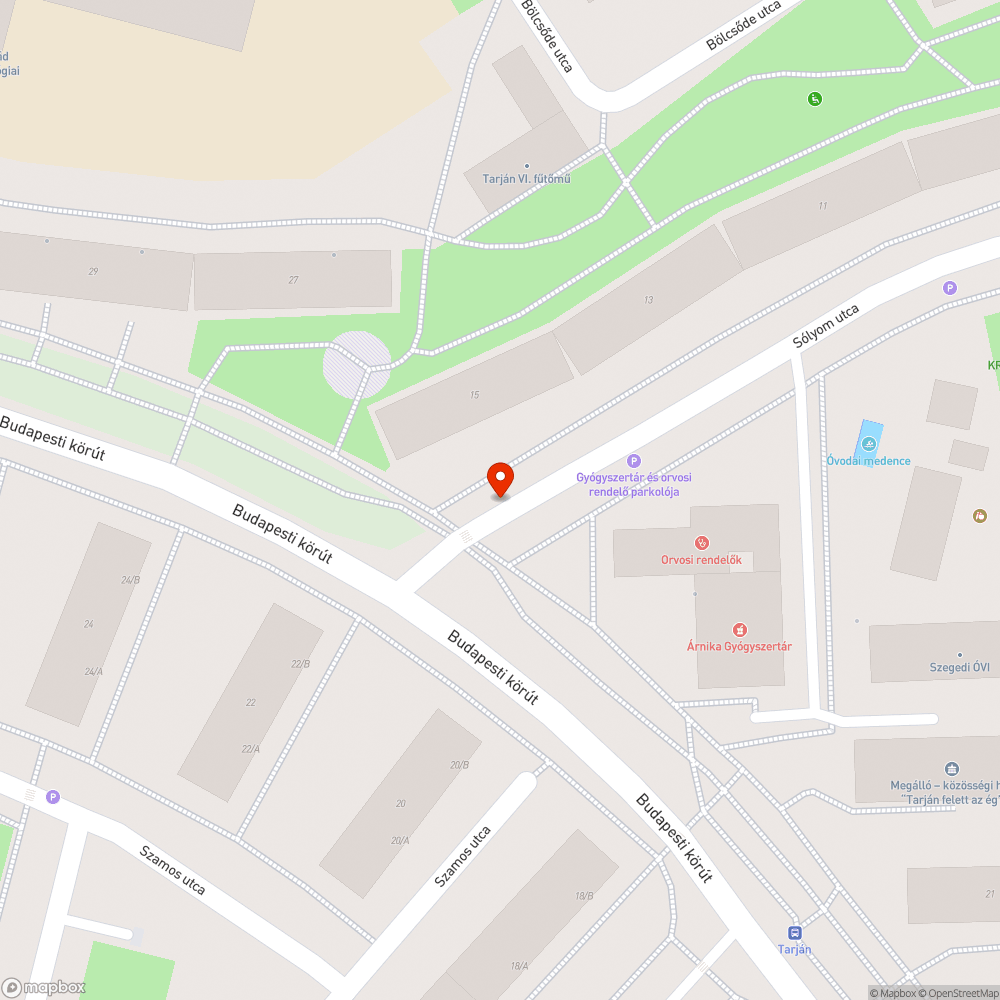 Eldugult víznyelő bejelentés helye