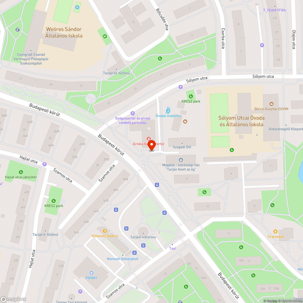 Megdőlt tábla bejelentés helye