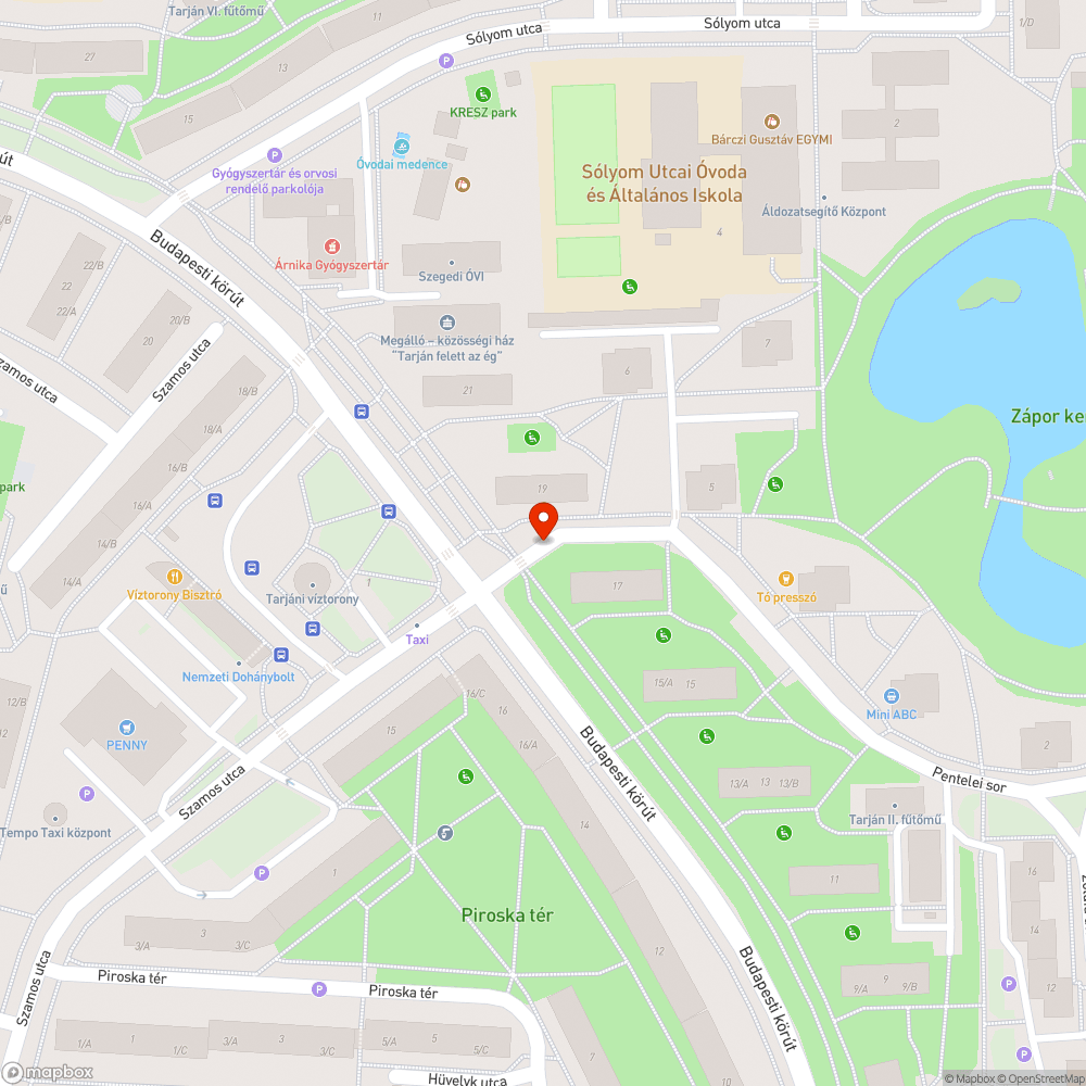 Eldugult víznyelő bejelentés helye