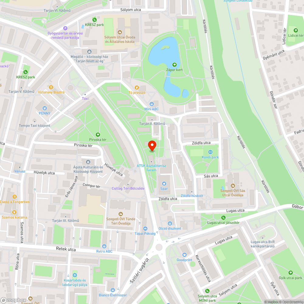 Szemétkupac bejelentés helye