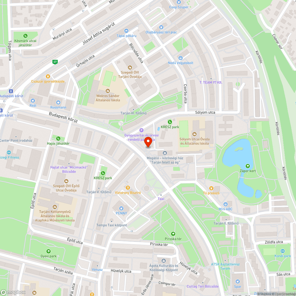 Beton hulladék a zöldövezetben - Budapesti krt. bejelentés helye