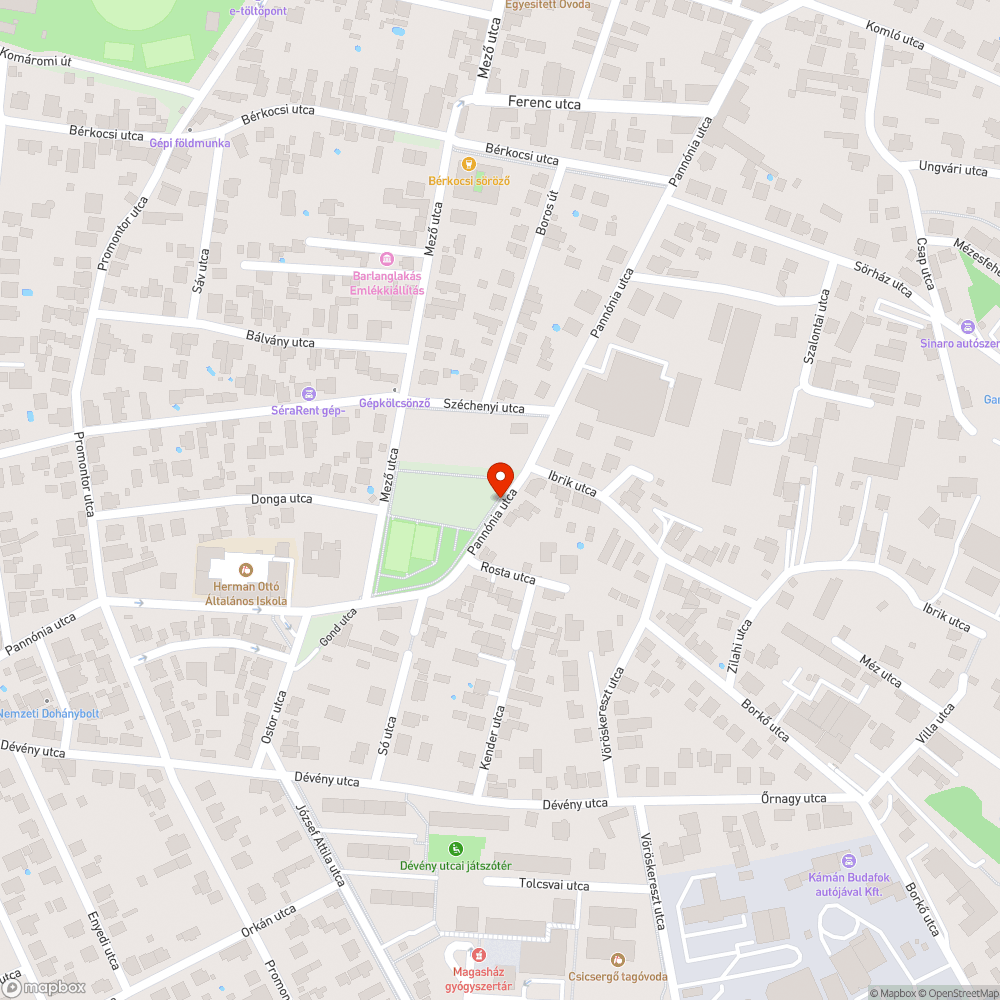 Feltúrt járda igényes visszaállítása bejelentés helye