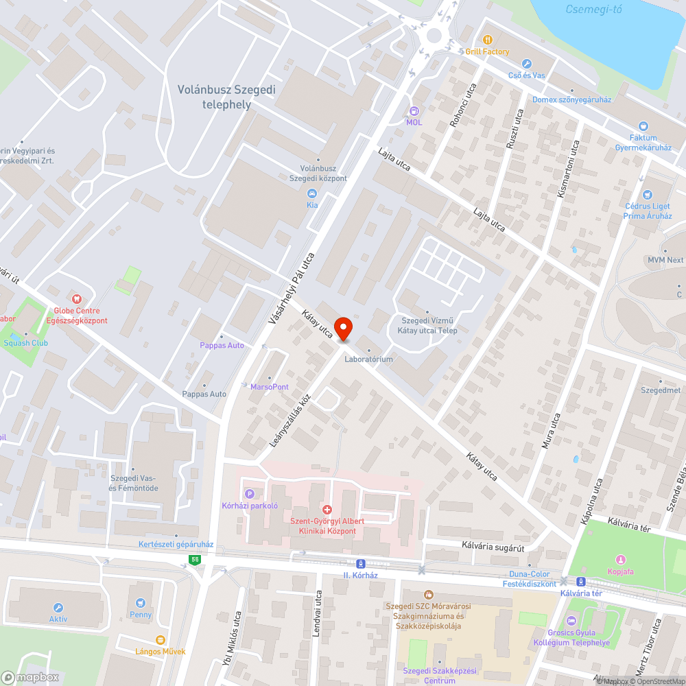 Bokor a kereszteződésben bejelentés helye