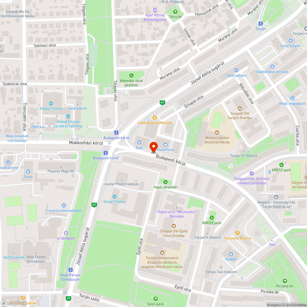 Hibás elvezető a buszmegállóban bejelentés helye