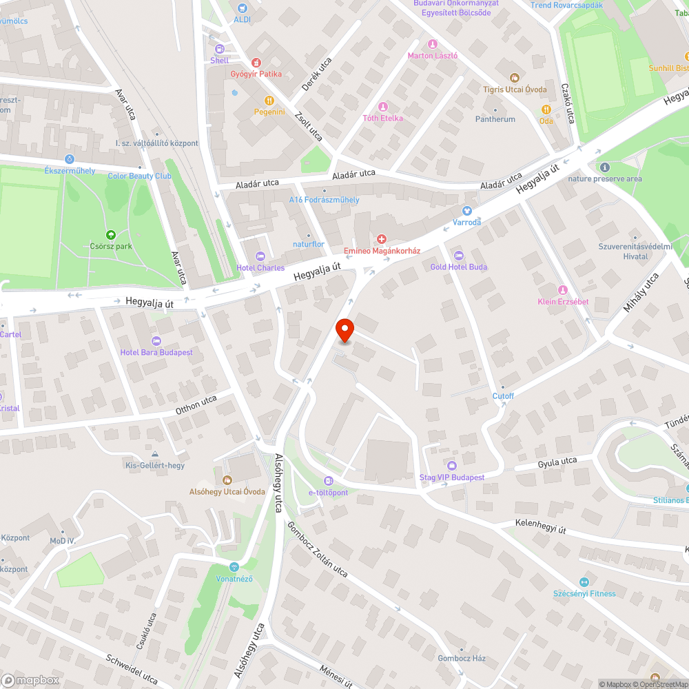 Rendszers szabálytalan parkolás bejelentés helye