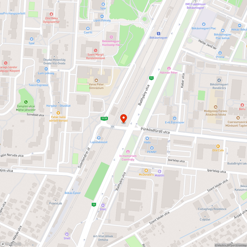 HÉV átjáró áteresztő képessége bejelentés helye