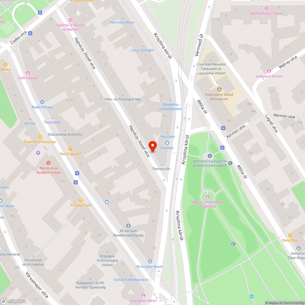 Karate Kid munkássága a Hajnóczy utcában bejelentés helye