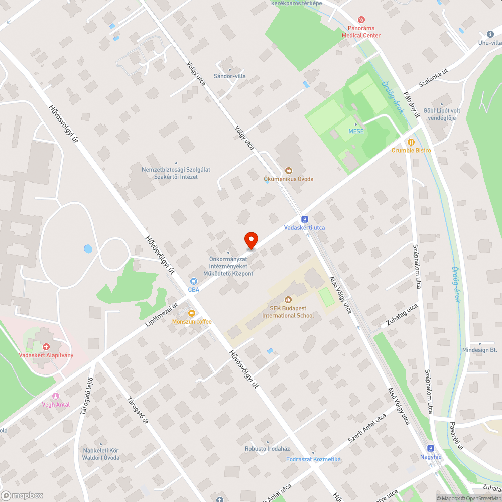 Kitört pózna a Vadaskerti utcában bejelentés helye