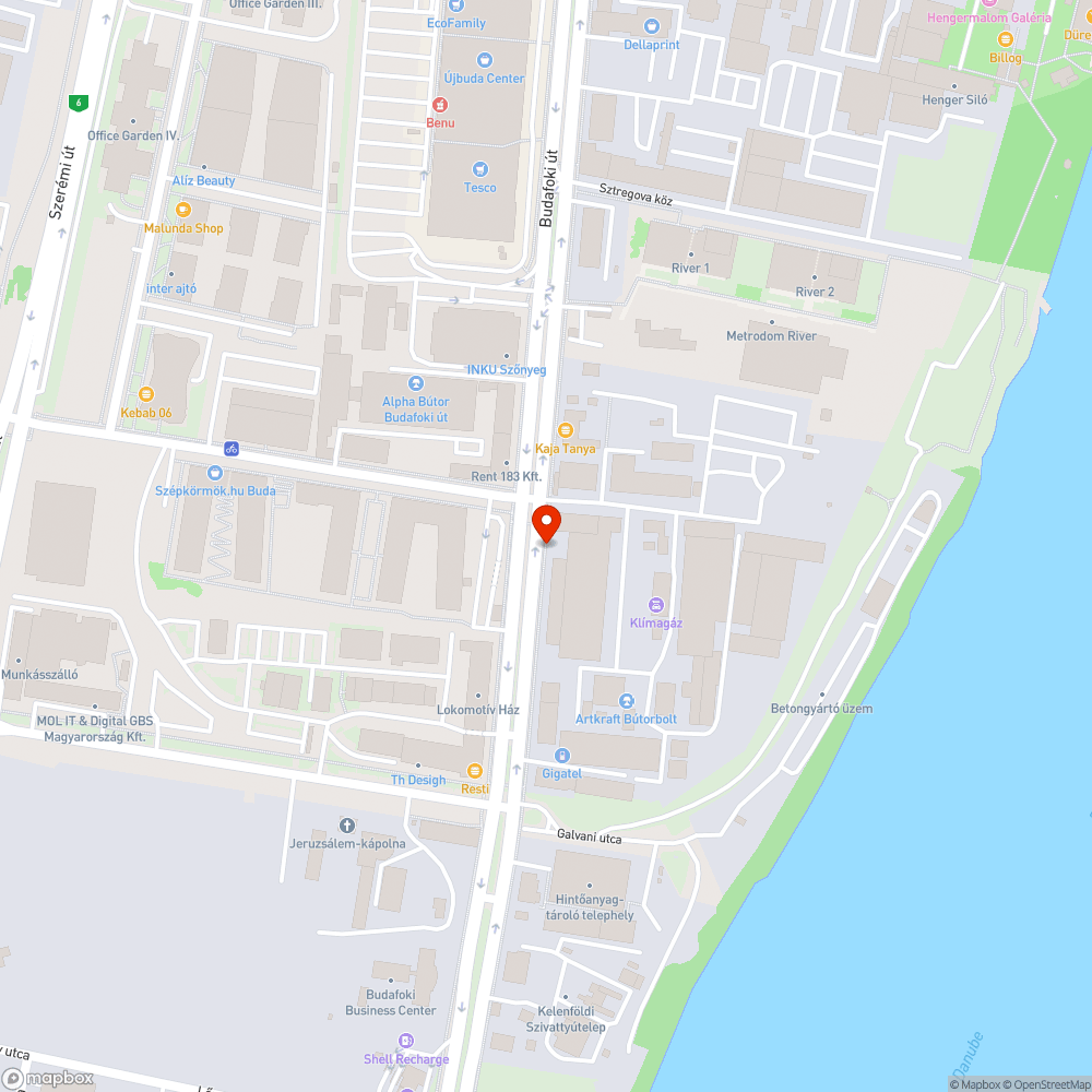 Budafoki páros oldal koszos járda bejelentés helye