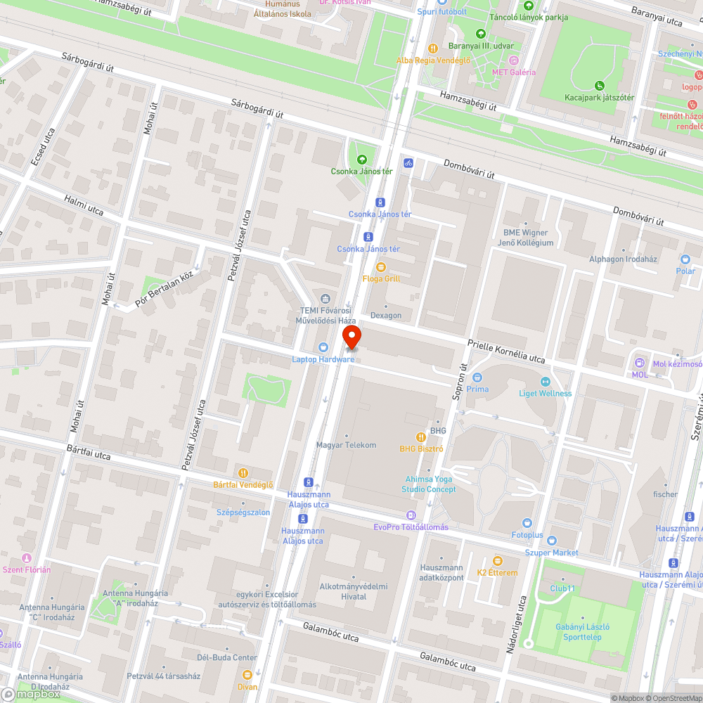 Veszélyes kidölt oszlop bejelentés helye