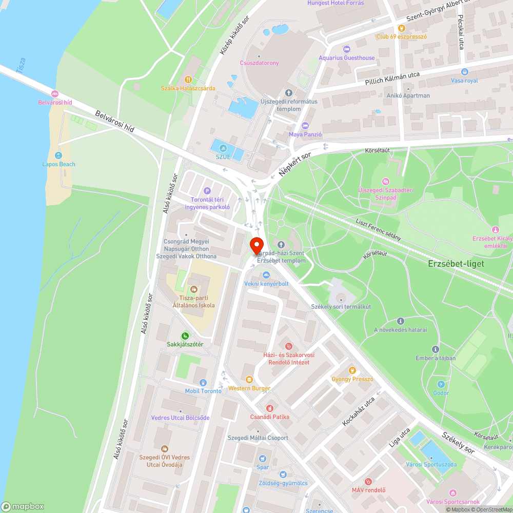 Mozgó aknatető bejelentés helye