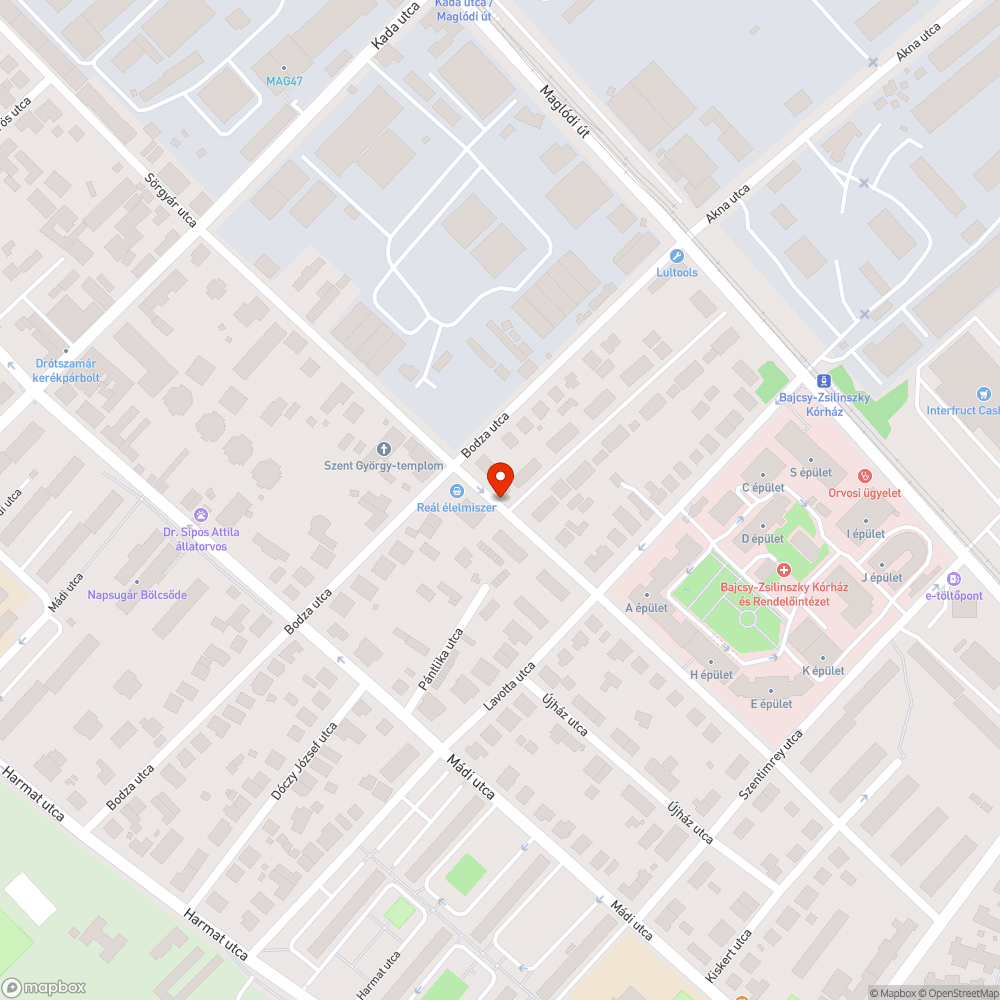 Beszakadt közműfedlap bejelentés helye