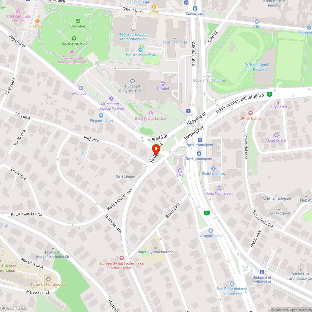 Szemet bejelentés helye