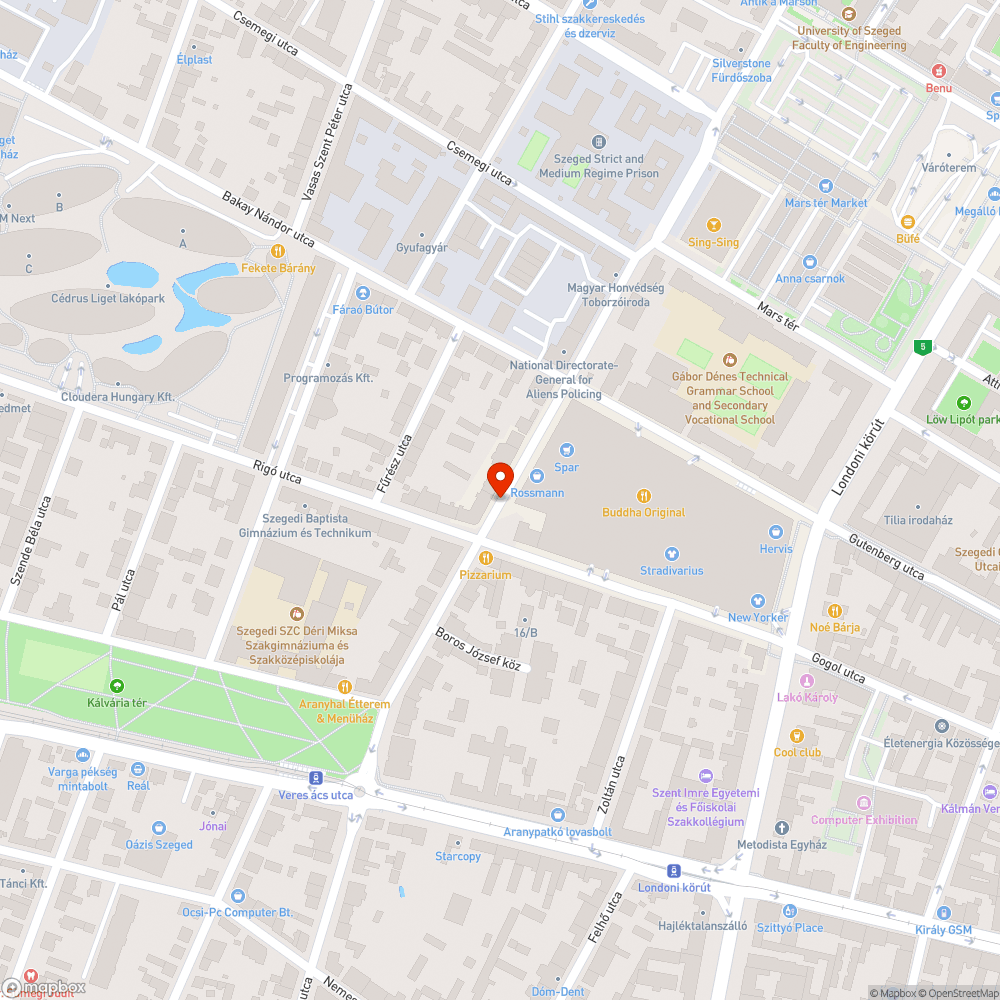 Üvegezetlen telefonfülke bejelentés helye