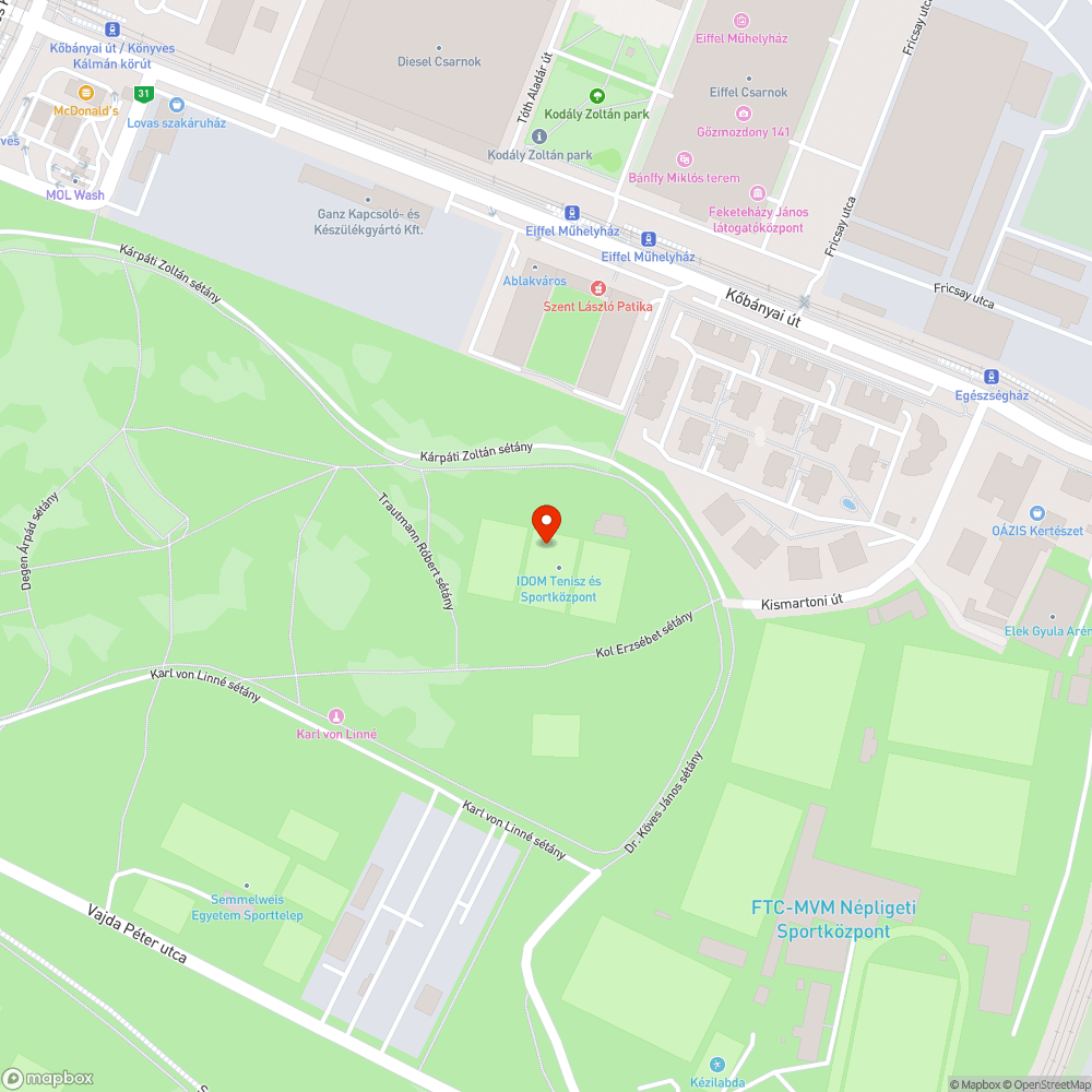 Szétszórt drótkerítés-maradványok bejelentés helye