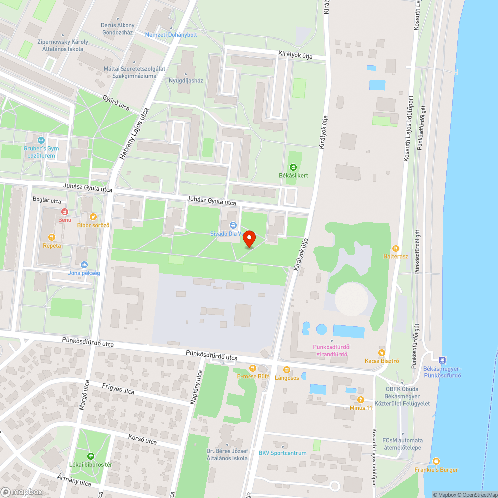 Csúszós, balesetveszélyes járda bejelentés helye