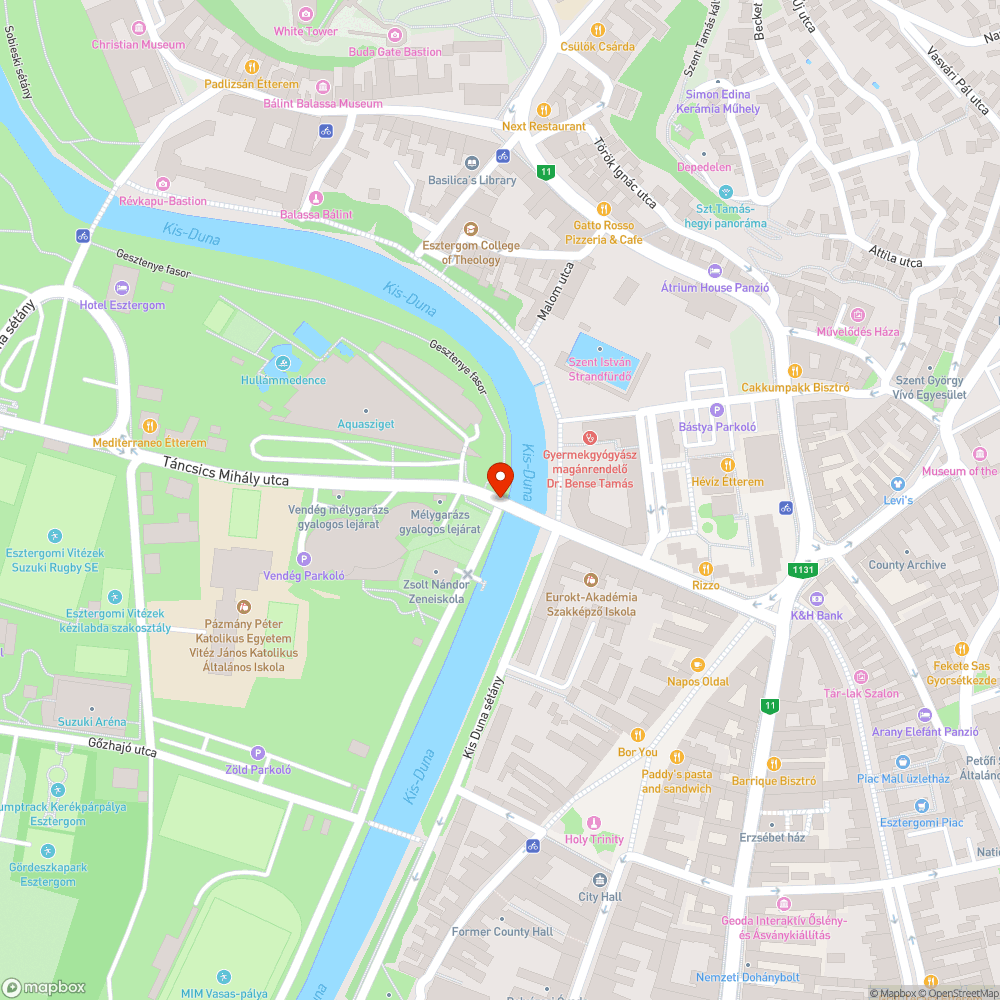 Gusztustalan átjáró bejelentés helye