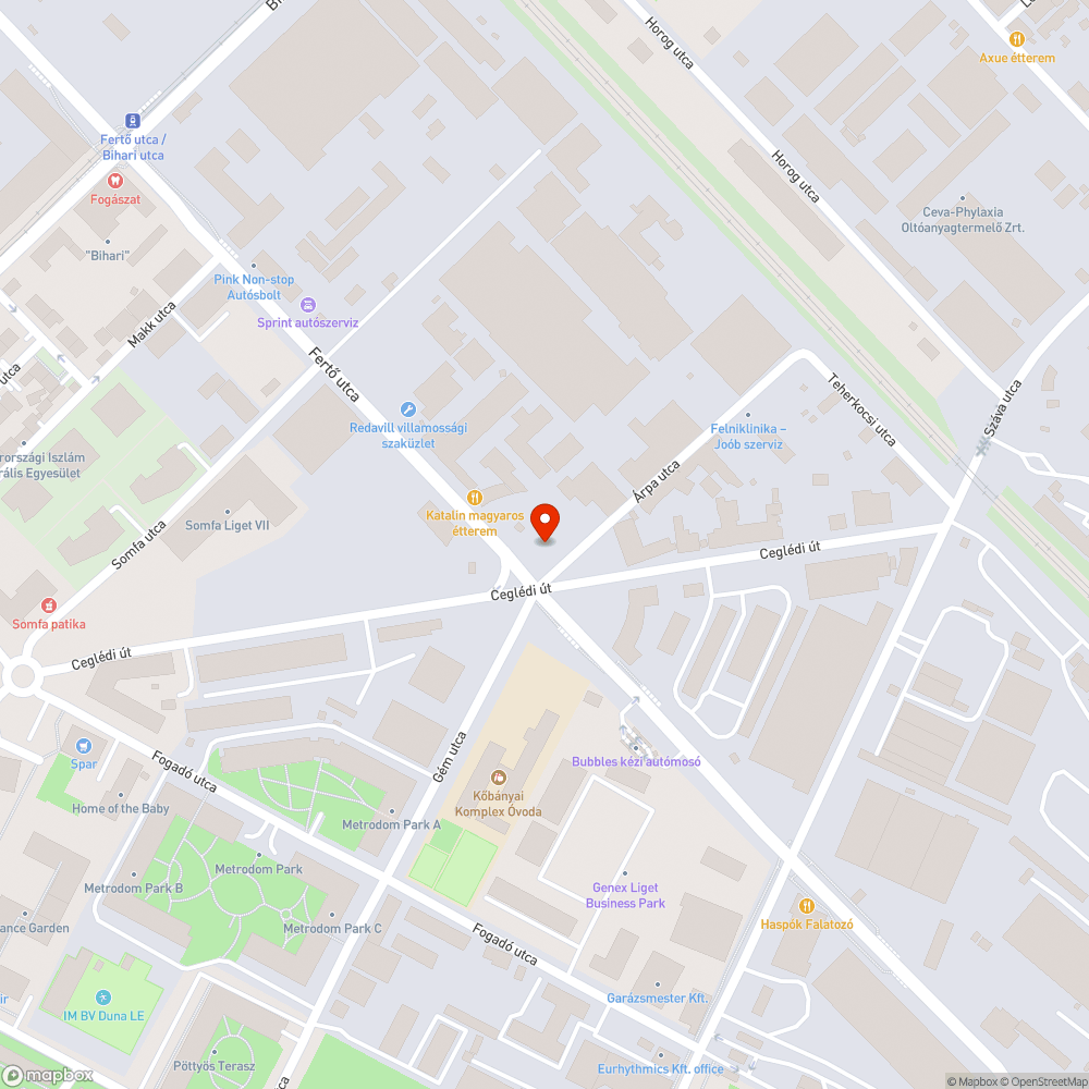 Roncs furgon bejelentés helye