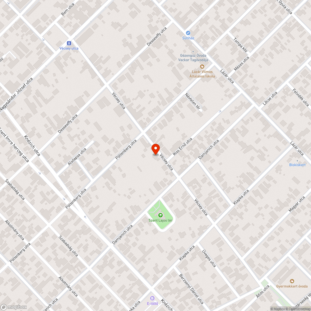 Magyar Telekom fedél kiáll a járda síkjából bejelentés helye