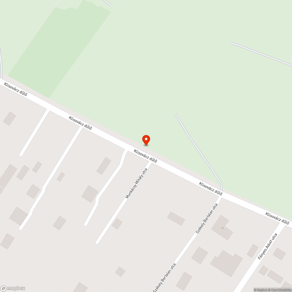 veszélyes törmelék az út közepén és szélén bejelentés helye