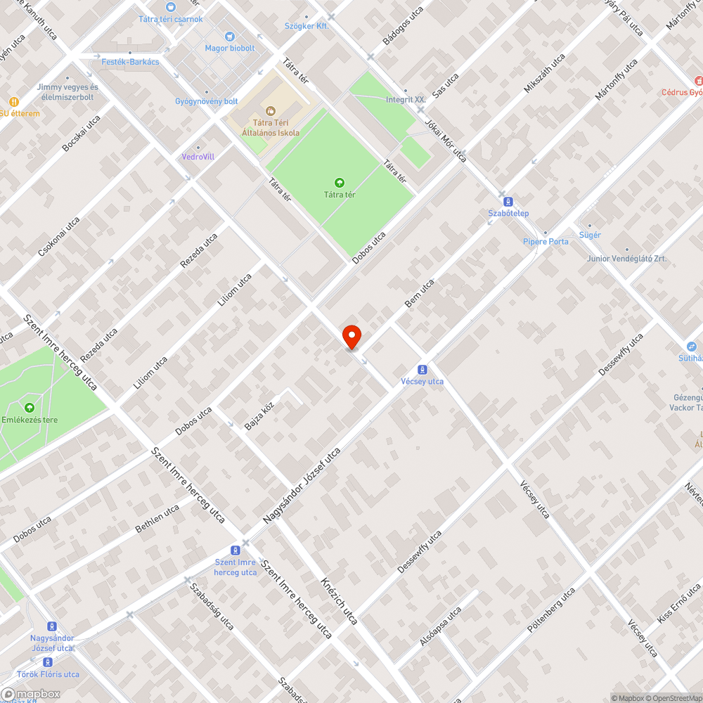 Kiégett lámpa bejelentés helye