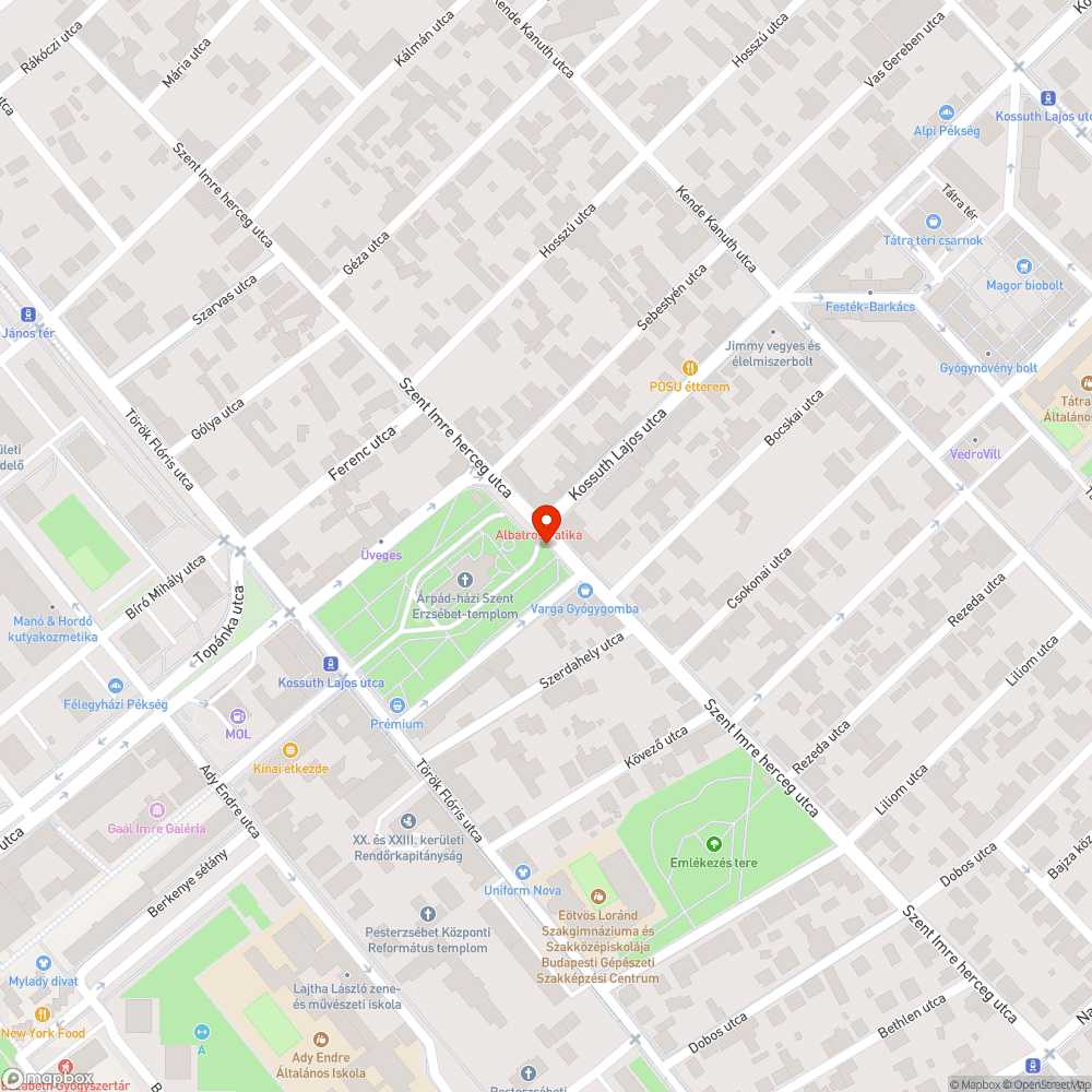 Kiégett lámpa bejelentés helye