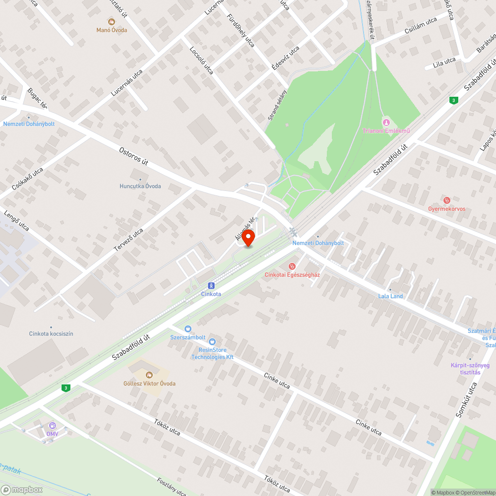 Rongyos, nem aktuális térképek bejelentés helye